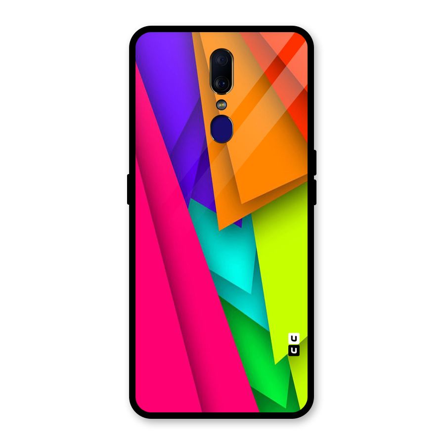 Bring In Colors Glass Back Case for Oppo F11