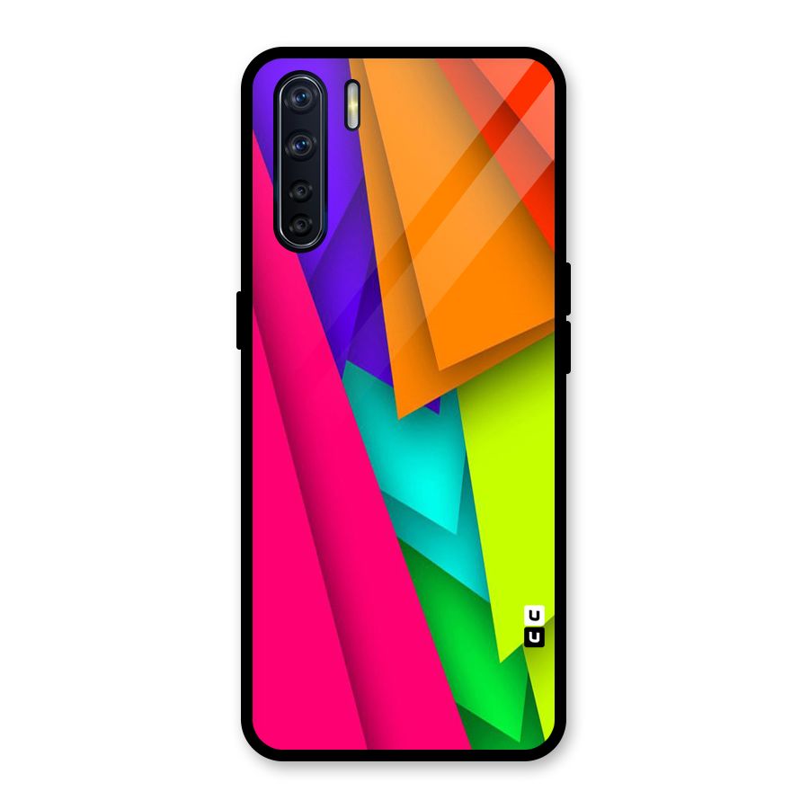 Bring In Colors Glass Back Case for Oppo F15