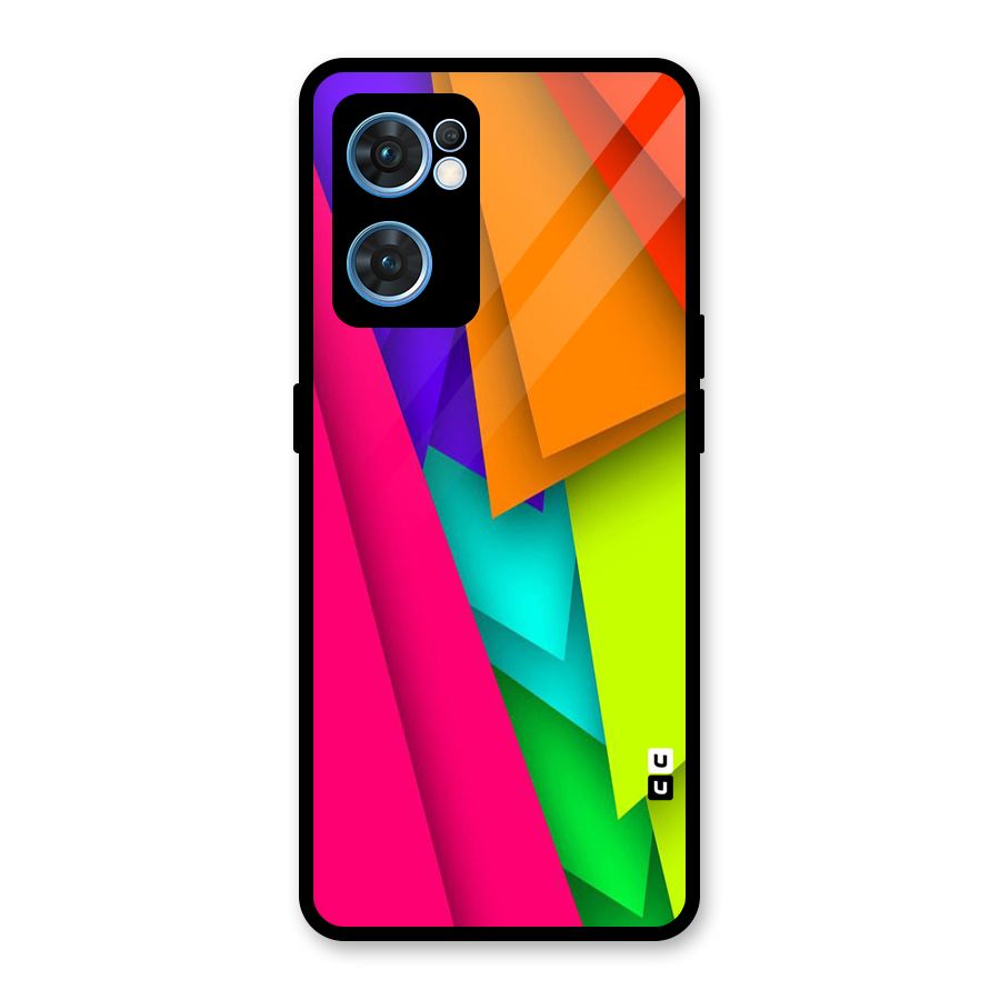 Bring In Colors Glass Back Case for Oppo Reno7 5G