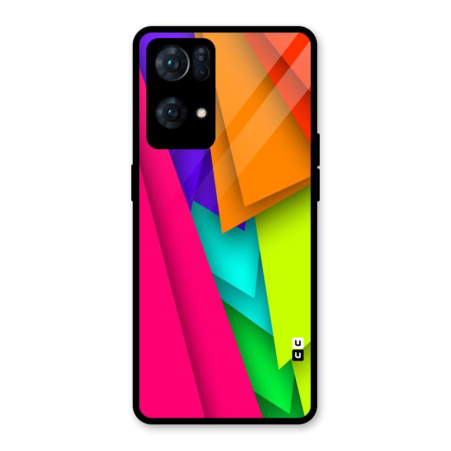 Bring In Colors Glass Back Case for Oppo Reno7 Pro 5G