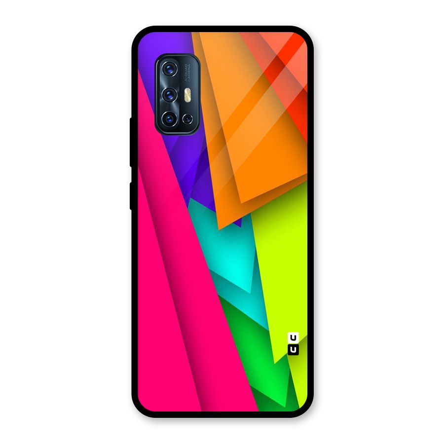 Bring In Colors Glass Back Case for Vivo V17