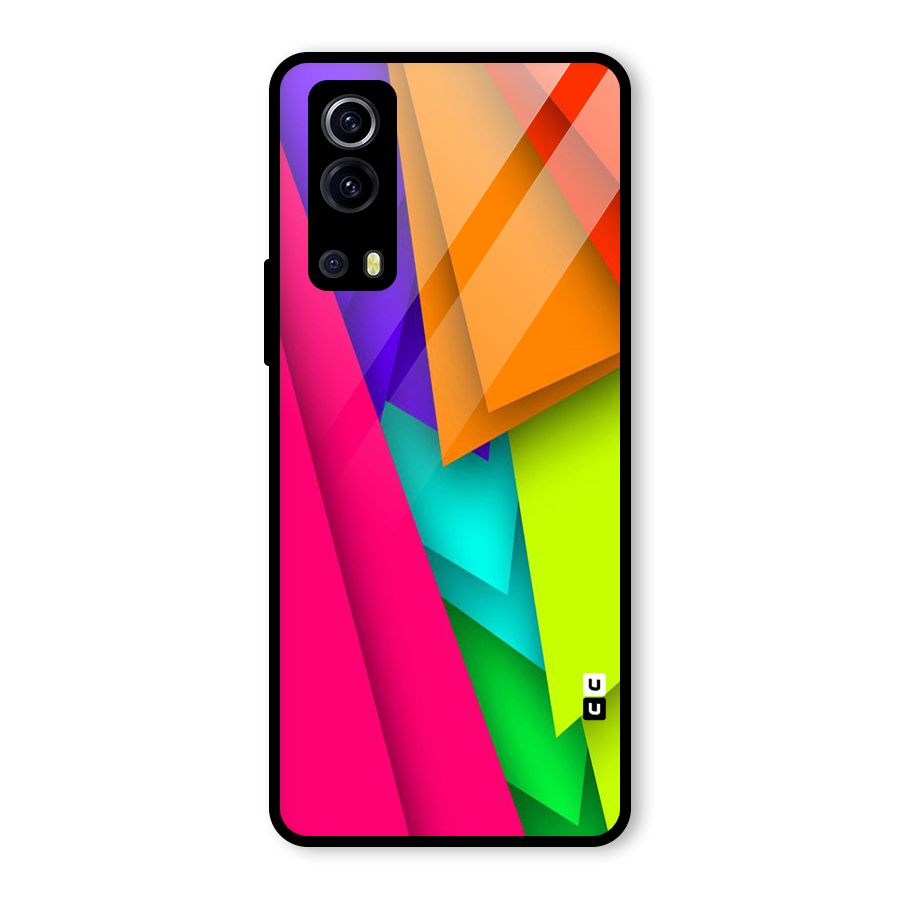 Bring In Colors Glass Back Case for Vivo iQOO Z3