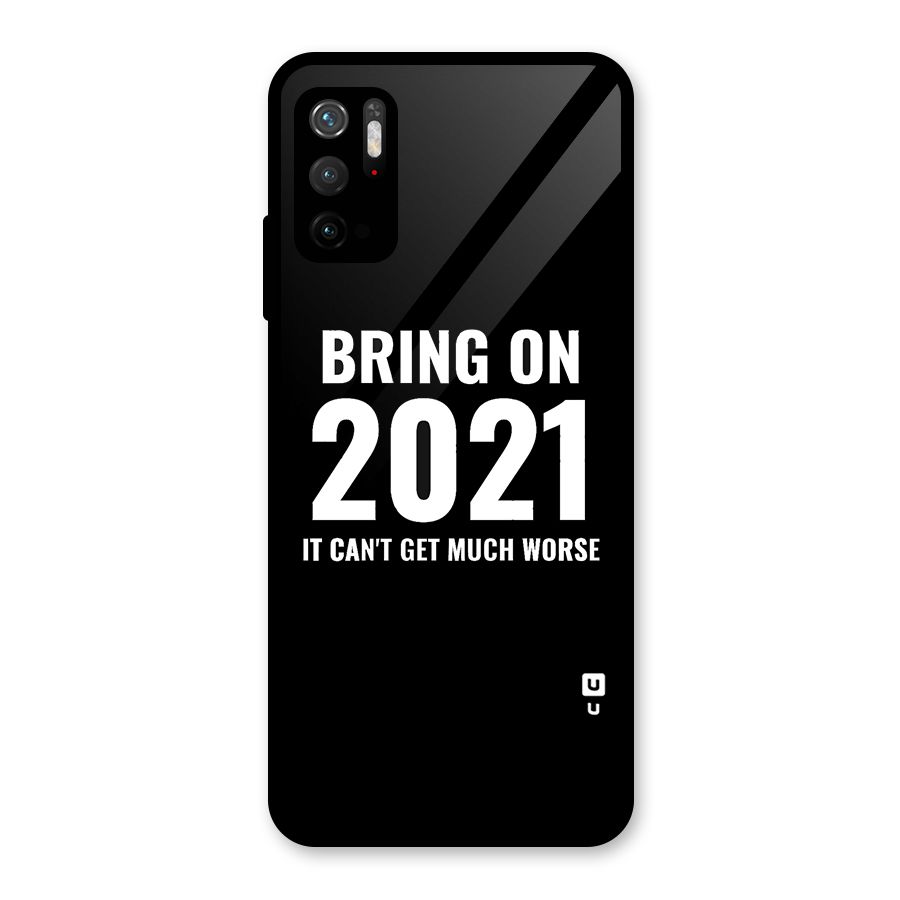 Bring On 2021 Glass Back Case for Poco M3 Pro 5G