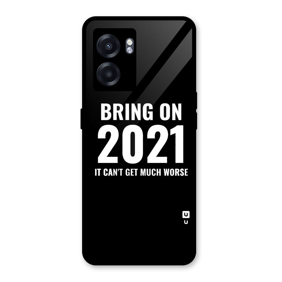 Bring On 2021 Glass Back Case for Realme Narzo 50 5G