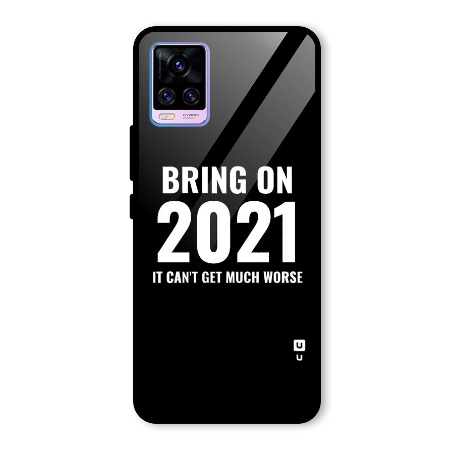 Bring On 2021 Glass Back Case for Vivo V20 Pro