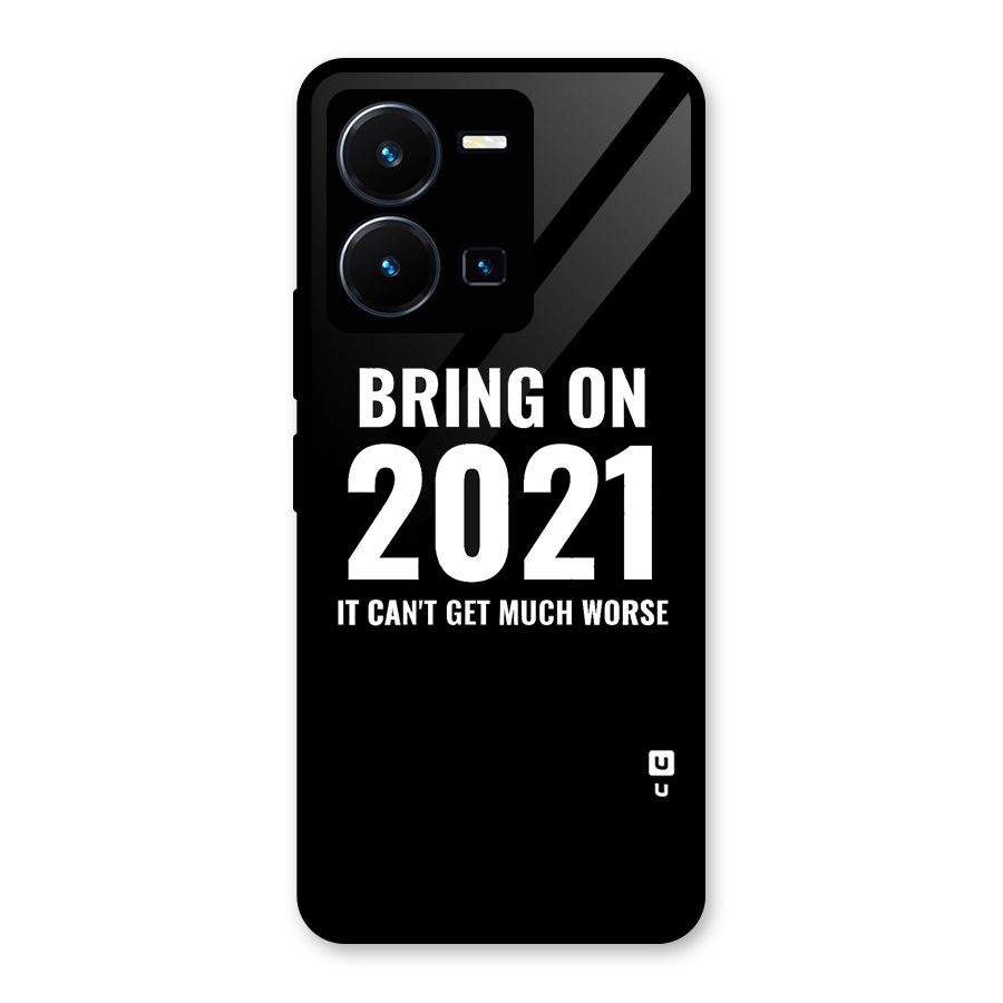 Bring On 2021 Glass Back Case for Vivo Y35