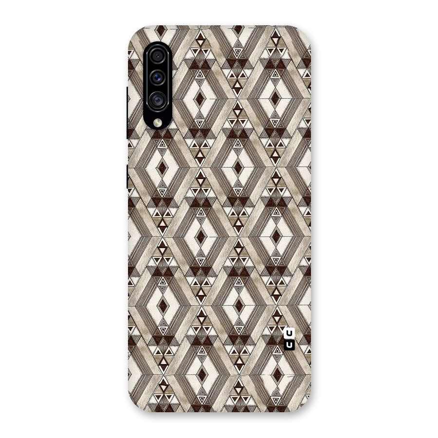 Brown Abstract Design Back Case for Galaxy A30s
