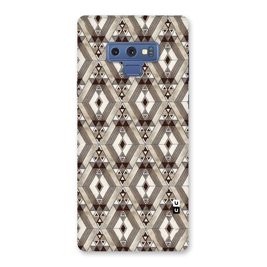 Brown Abstract Design Back Case for Galaxy Note 9
