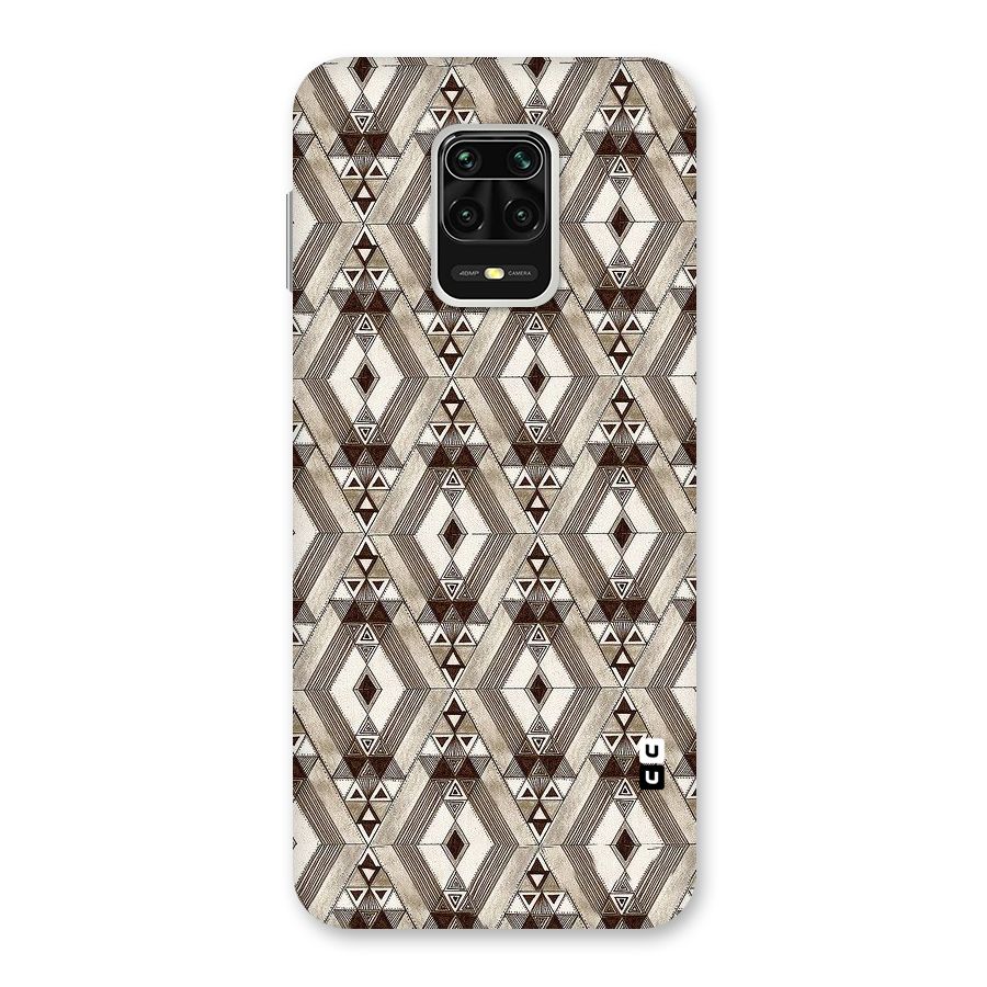 Brown Abstract Design Back Case for Poco M2 Pro