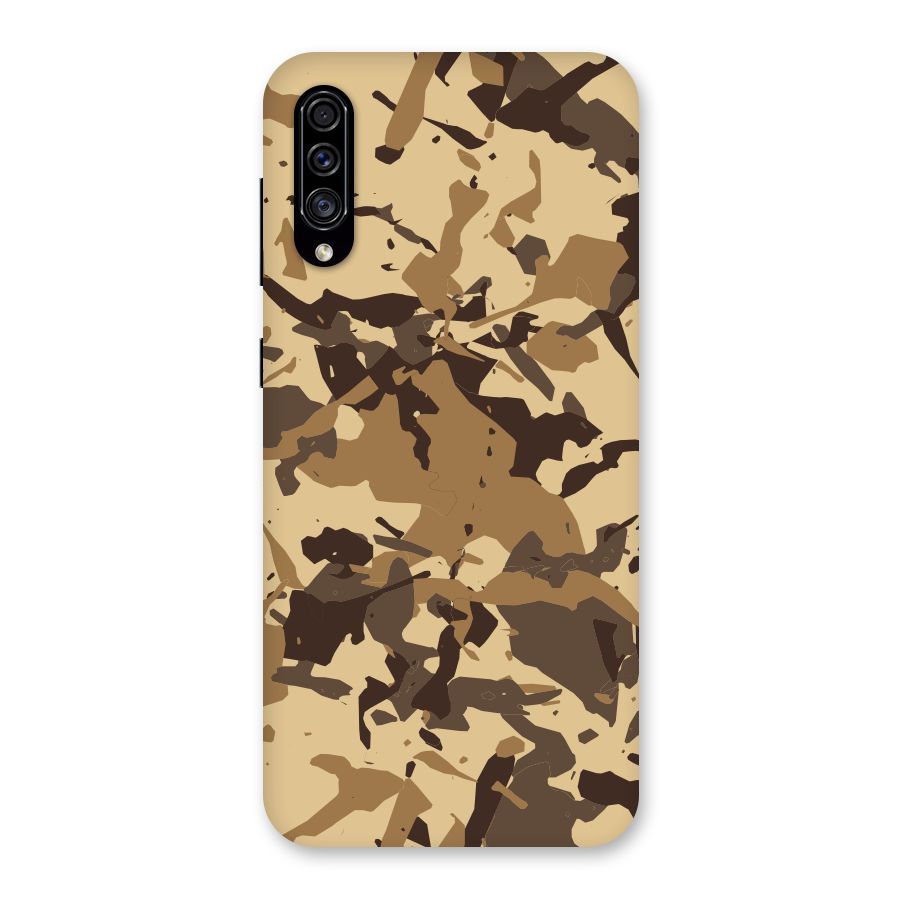 Brown Camouflage Army Back Case for Galaxy A30s