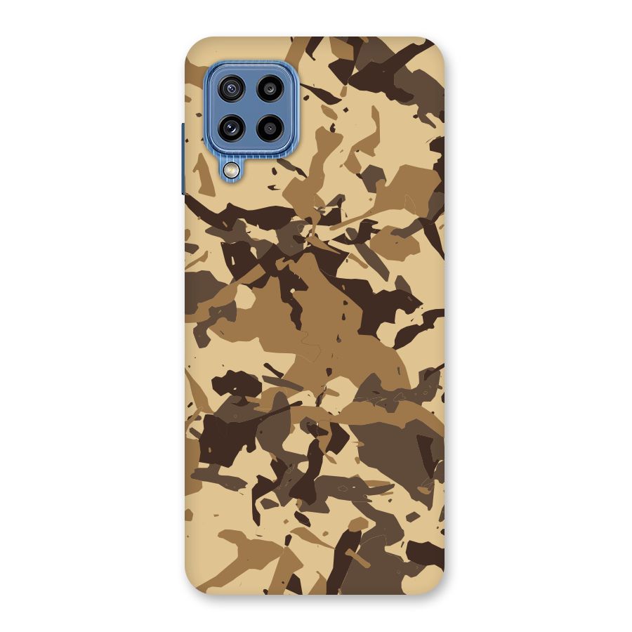 Brown Camouflage Army Back Case for Galaxy M32