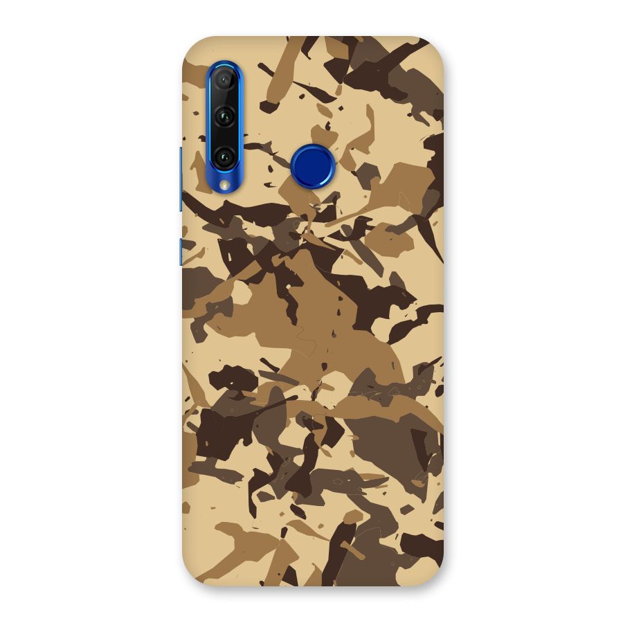 Brown Camouflage Army Back Case for Honor 20i