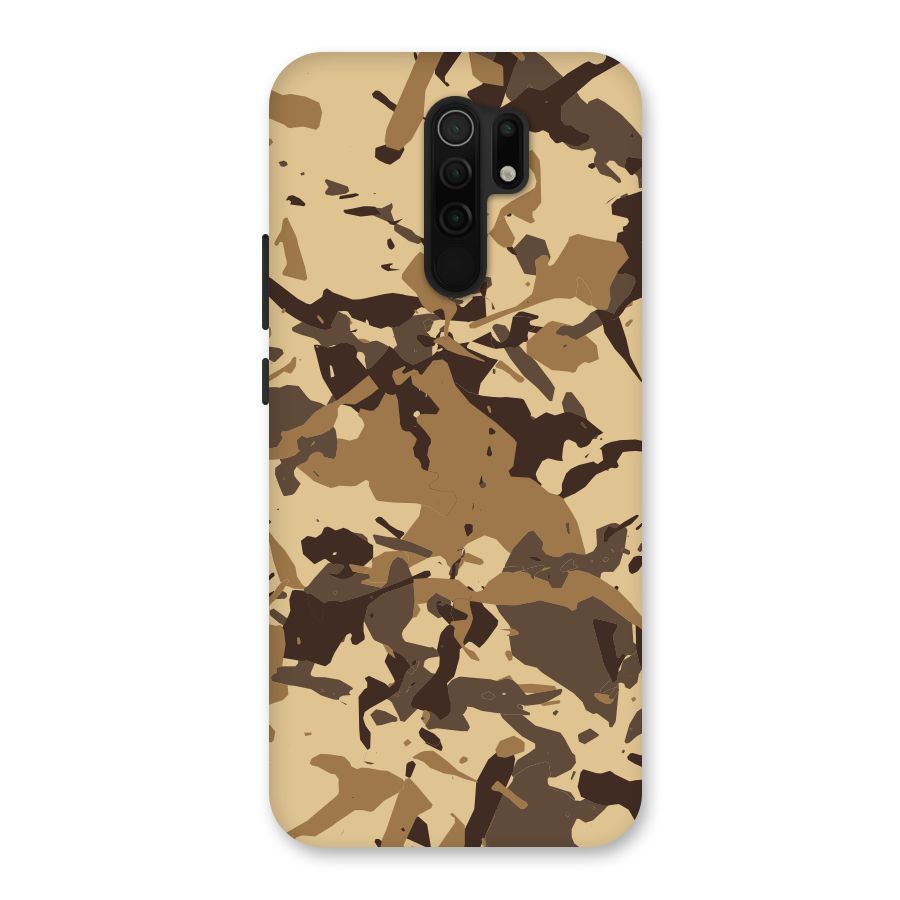Brown Camouflage Army Back Case for Poco M2