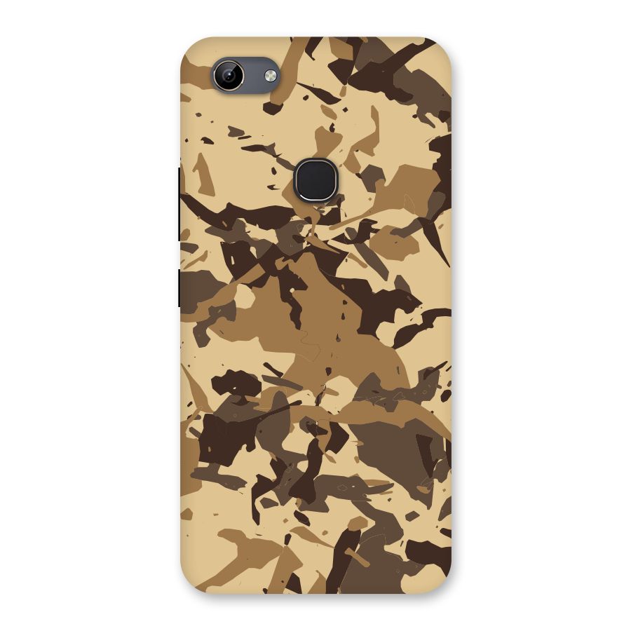 Brown Camouflage Army Back Case for Vivo Y81