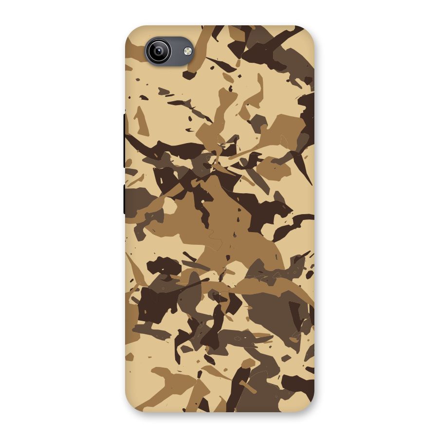 Brown Camouflage Army Back Case for Vivo Y81i