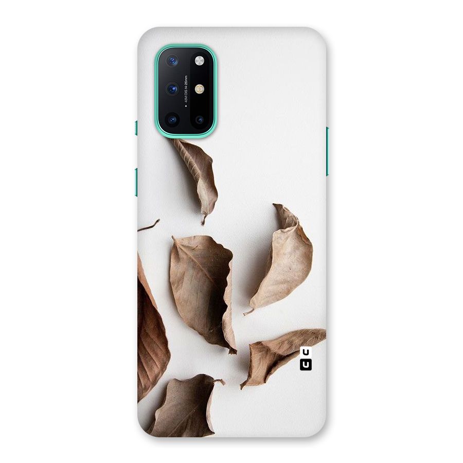 Brown Dusty Leaves Back Case for OnePlus 8T