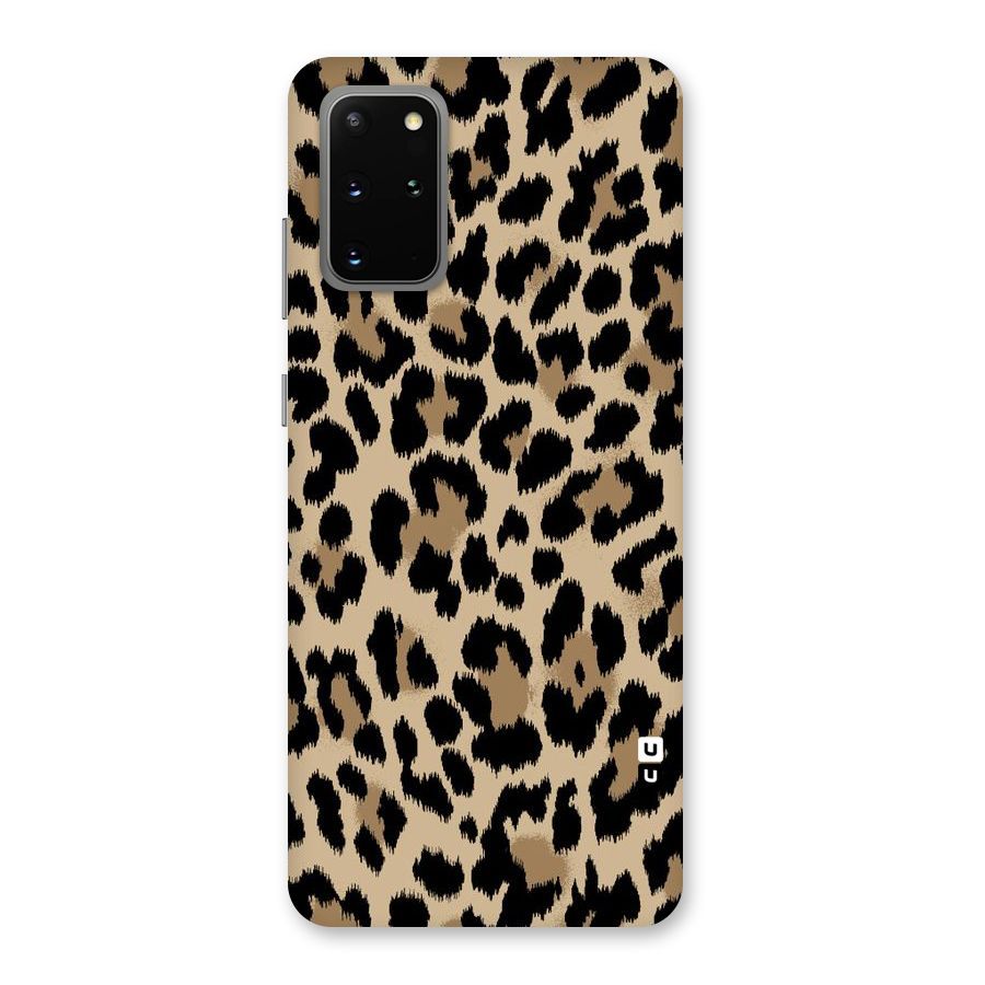 Brown Leapord Print Back Case for Galaxy S20 Plus