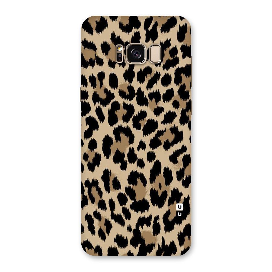 Brown Leapord Print Back Case for Galaxy S8 Plus
