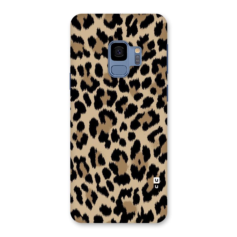 Brown Leapord Print Back Case for Galaxy S9