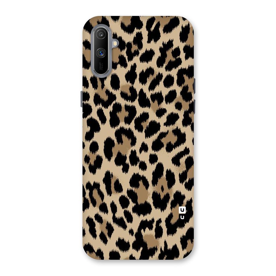 Brown Leapord Print Back Case for Realme C3