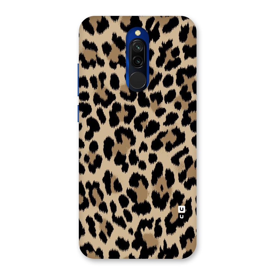 Brown Leapord Print Back Case for Redmi 8