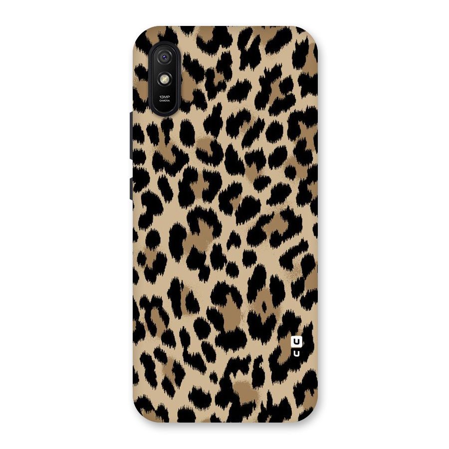 Brown Leapord Print Back Case for Redmi 9A