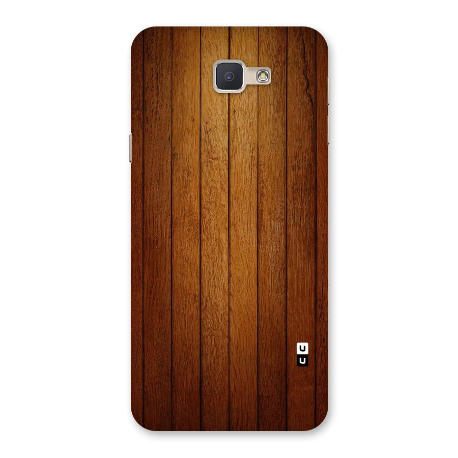Brown Wood Design Back Case for Galaxy J5 Prime