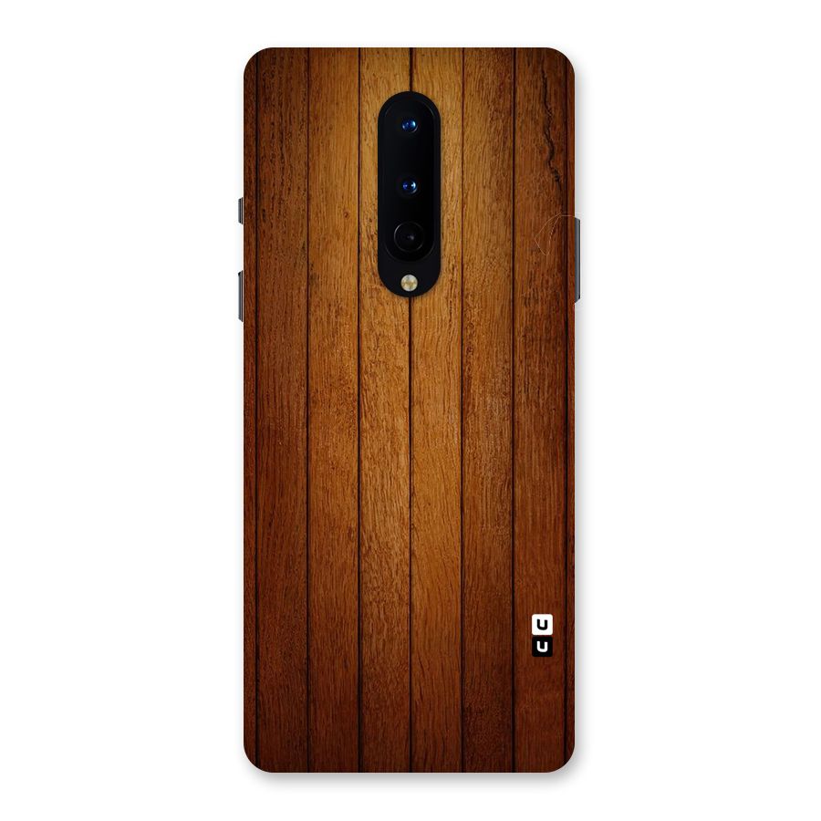 Brown Wood Design Back Case for OnePlus 8