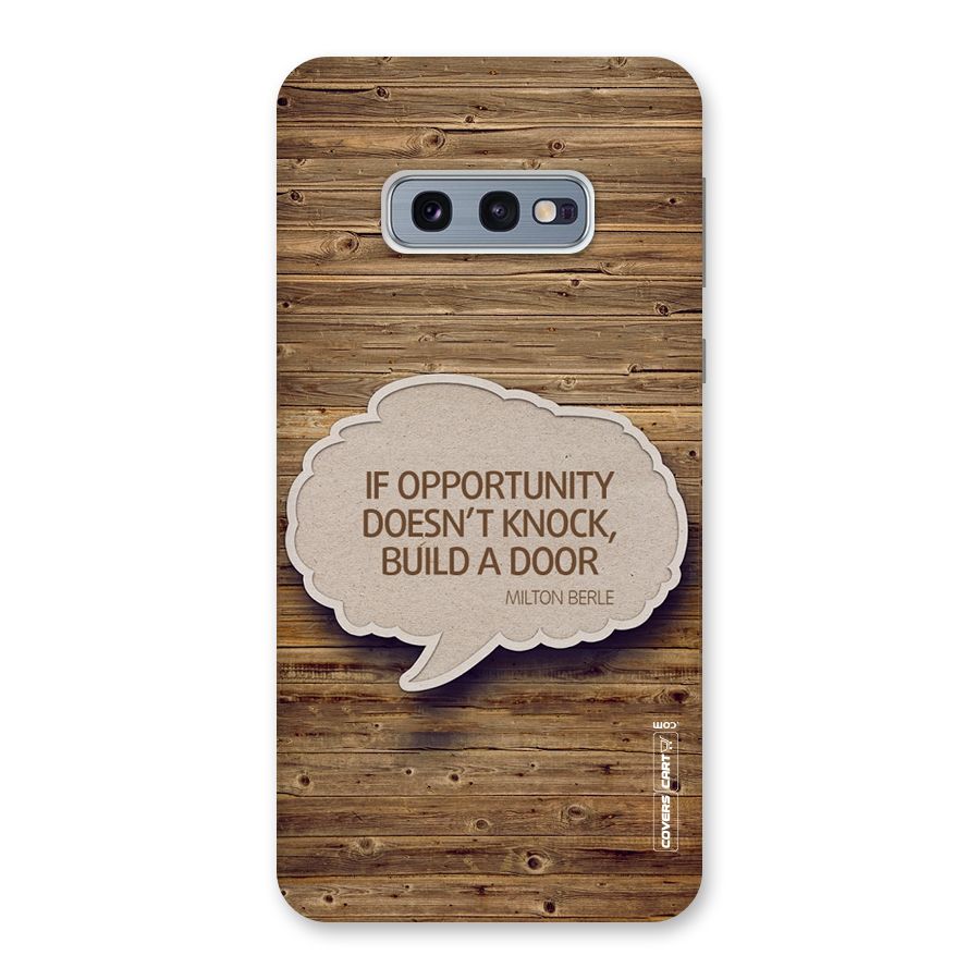 Build Your Door Back Case for Galaxy S10e