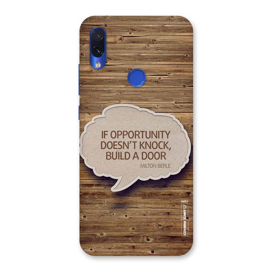 Build Your Door Back Case for Redmi Note 7