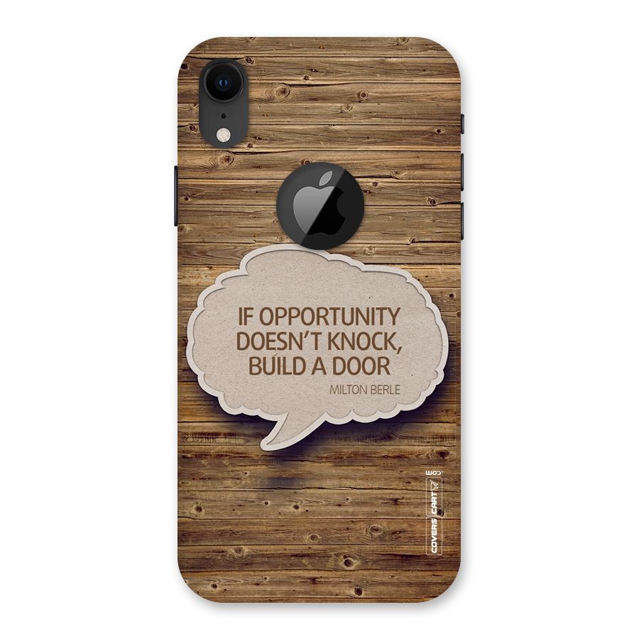 Build Your Door Back Case for iPhone XR Logo Cut