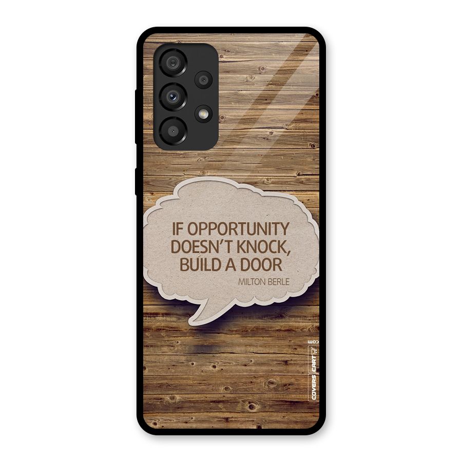 Build Your Door Glass Back Case for Galaxy A33 5G