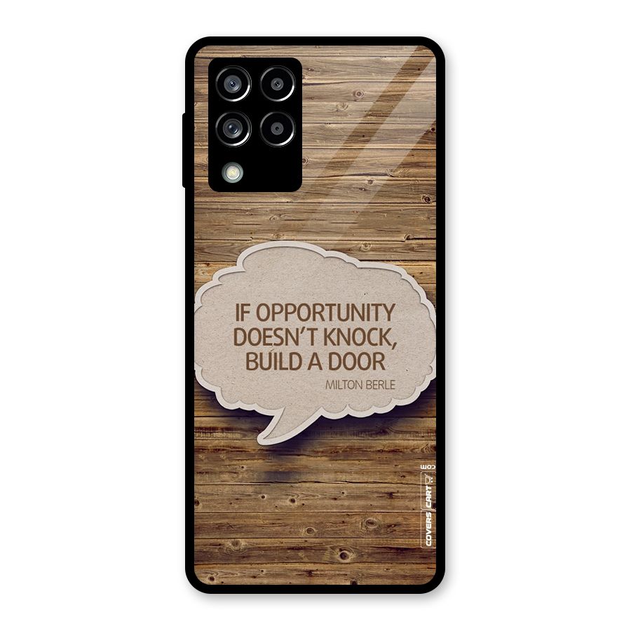 Build Your Door Glass Back Case for Galaxy M53 5G