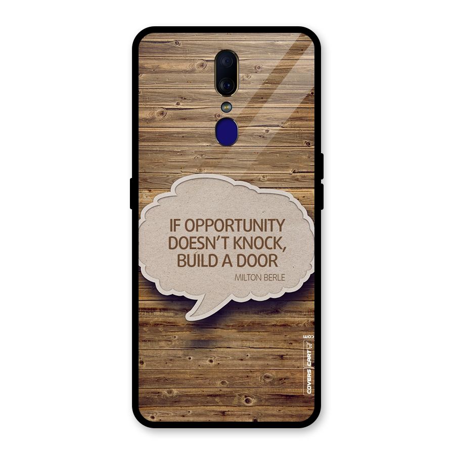 Build Your Door Glass Back Case for Oppo F11