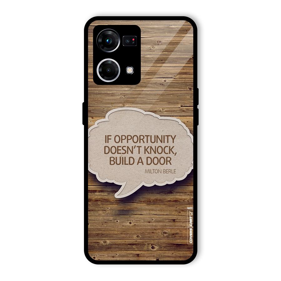 Build Your Door Glass Back Case for Oppo F21 Pro 5G