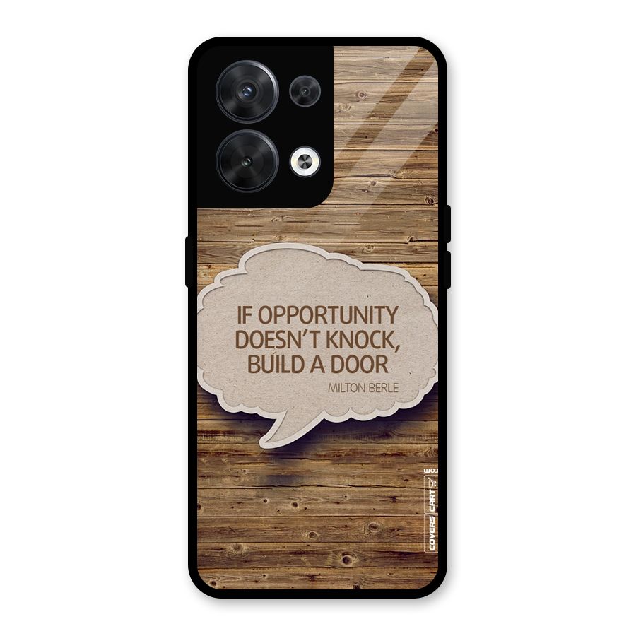 Build Your Door Glass Back Case for Oppo Reno8 5G