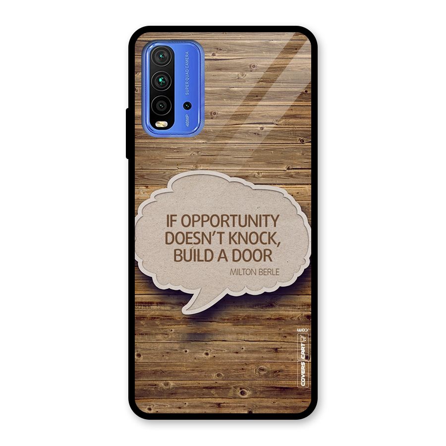 Build Your Door Glass Back Case for Redmi 9 Power