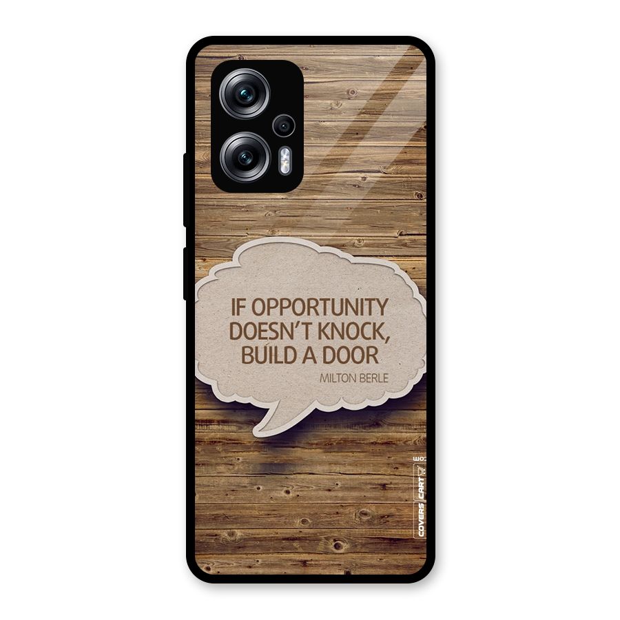 Build Your Door Glass Back Case for Redmi K50i