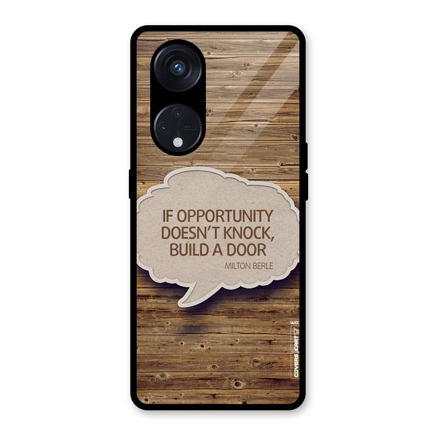 Build Your Door Glass Back Case for Reno8 T 5G