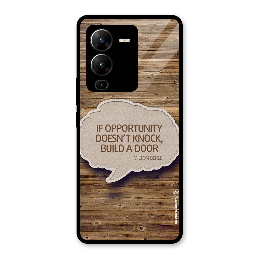 Build Your Door Glass Back Case for Vivo V25 Pro