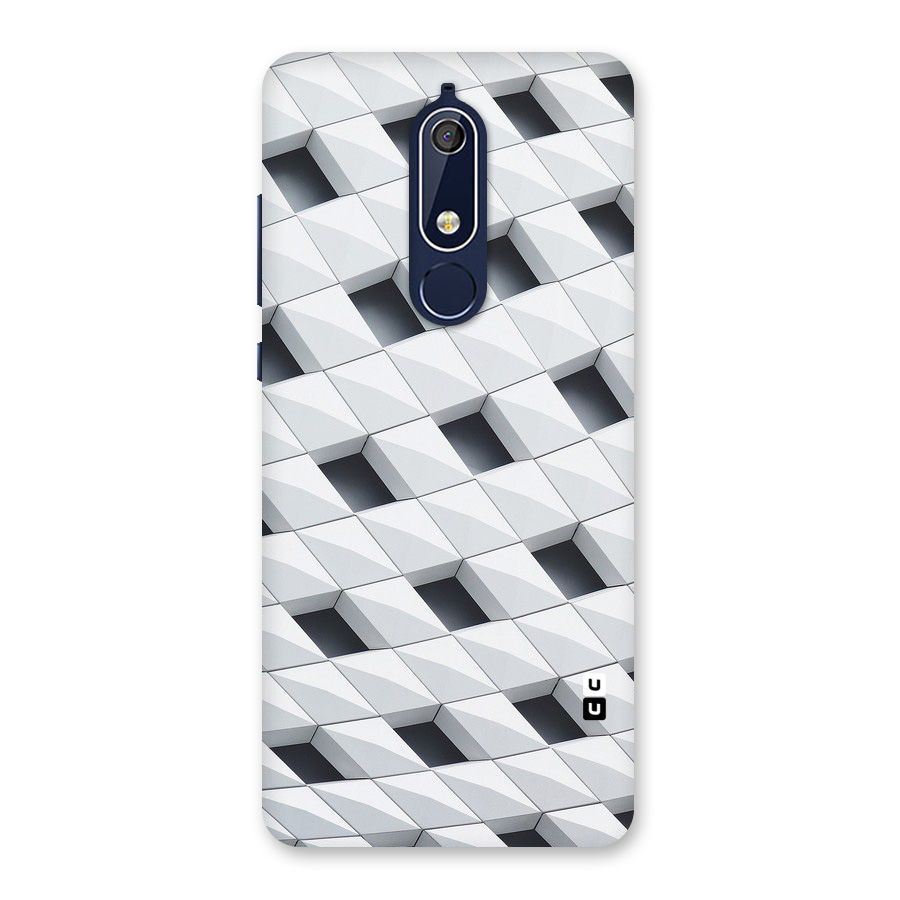 Building Pattern Back Case for Nokia 5.1