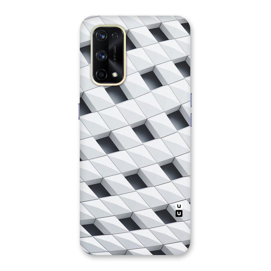 Building Pattern Glass Back Case for Realme X7 Pro
