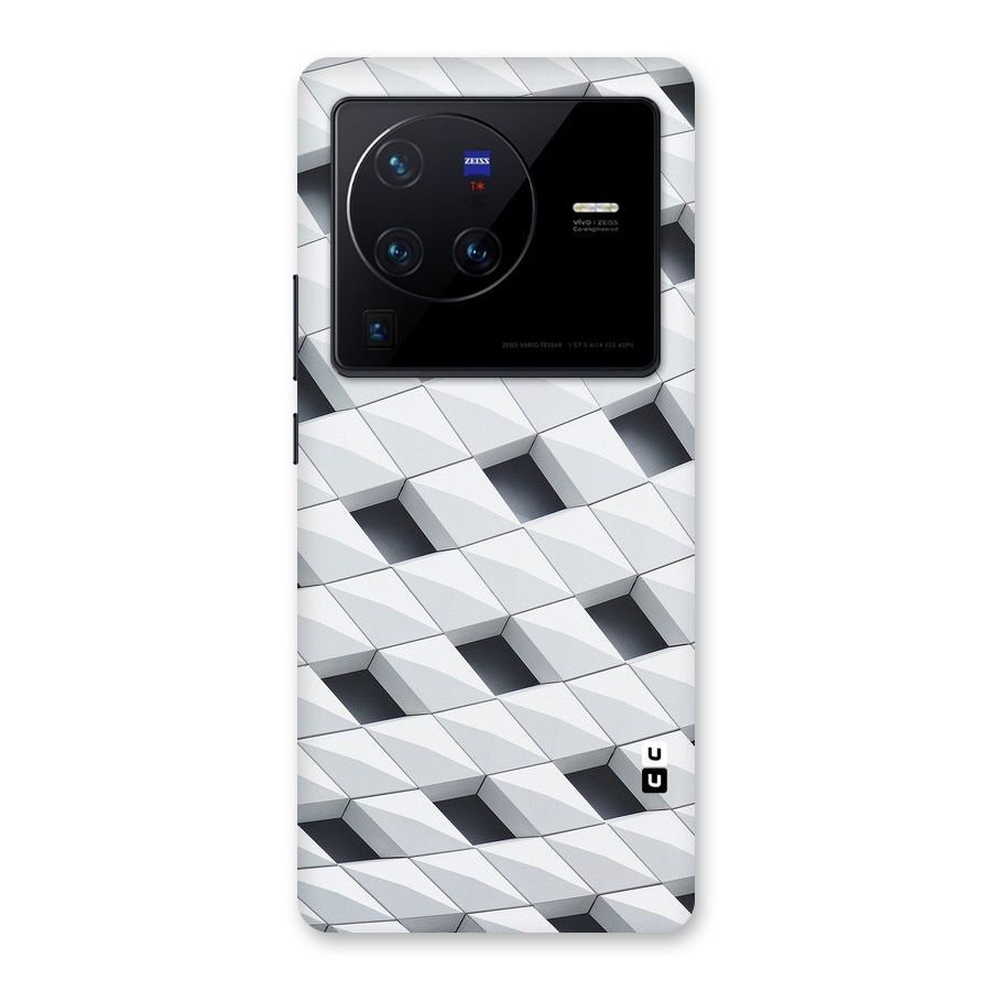 Building Pattern Back Case for Vivo X80 Pro