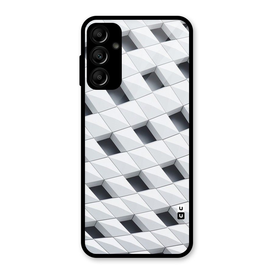 Building Pattern Glass Back Case for Galaxy A14 5G