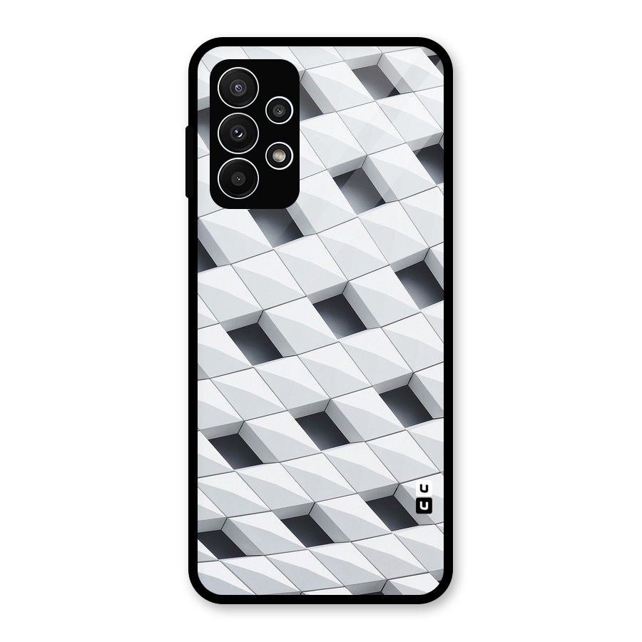 Building Pattern Glass Back Case for Galaxy A23
