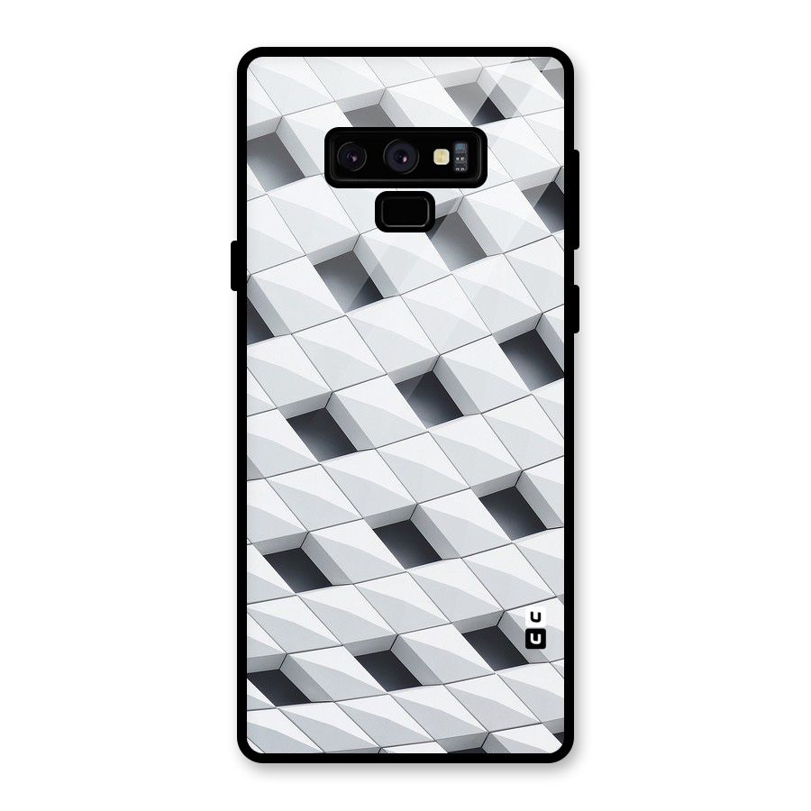Building Pattern Glass Back Case for Galaxy Note 9