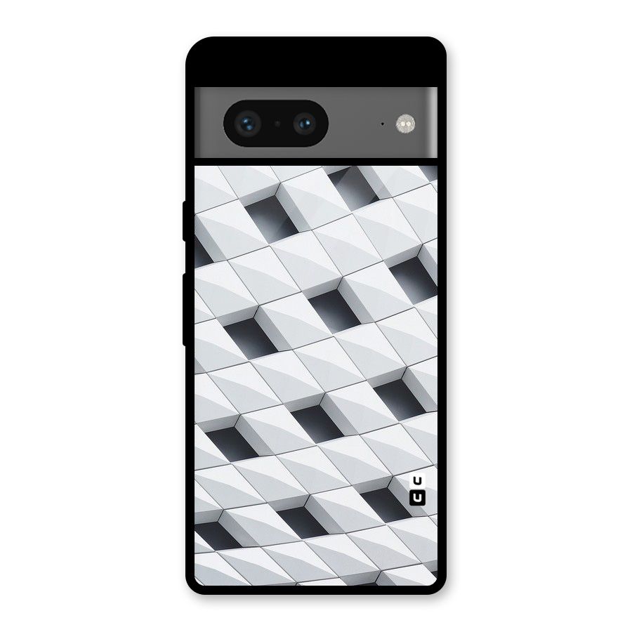 Building Pattern Glass Back Case for Google Pixel 7