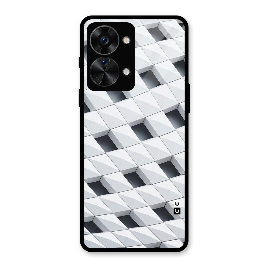 Building Pattern Glass Back Case for OnePlus Nord 2T