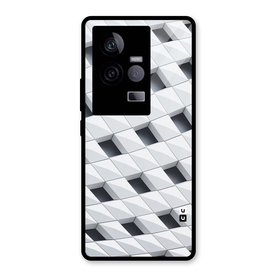 Building Pattern Glass Back Case for Vivo iQOO 11 5G