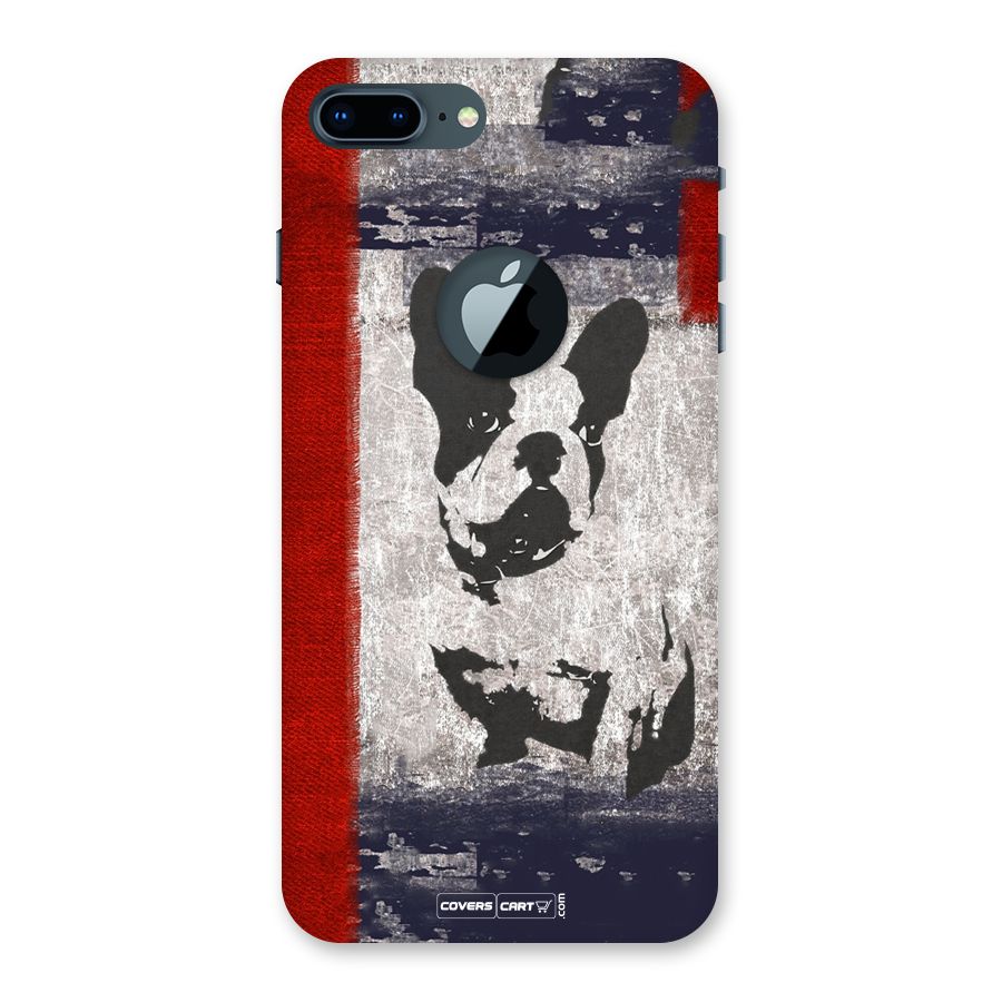 Bull Dog Back Case for iPhone 7 Plus Logo Cut